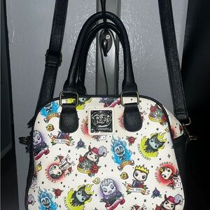 Loungefly Villains Tattoo Art Crossbody Purse
